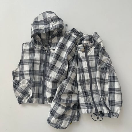 gou/58. checkcheck wind jumper XS-XL