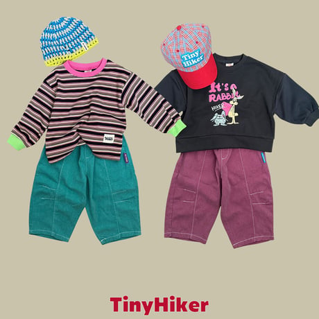 tinyhiker/15. candy stripe T-shirt XS-XL