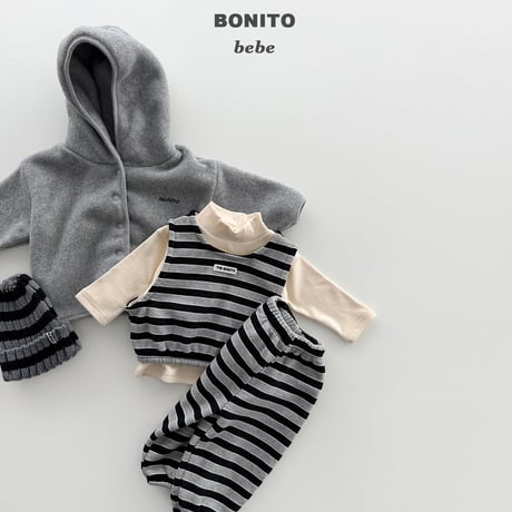 bonito/96. dangara vest updown set 6M-18M