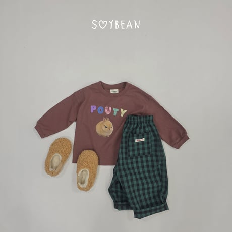 soybean/102. plan gri bunny T-shirt JS-JM