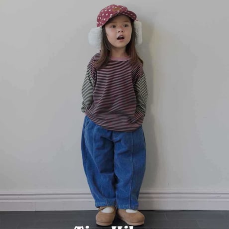 tinyhiker/6. mago stripe T-shirt XS-XL