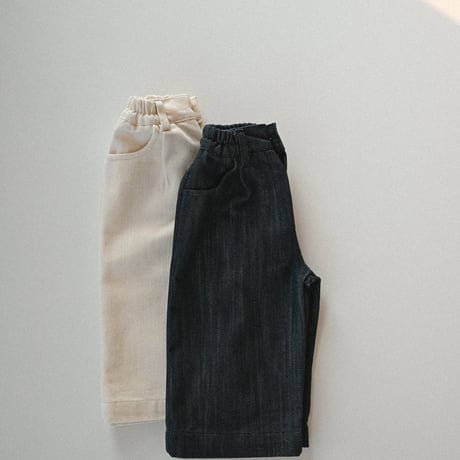 thebeige/19. Denim wide pants XXS-L