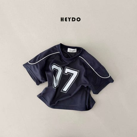 heydo/1. 7 line mesh T-shirt S-XL