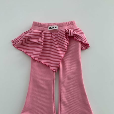 ooo/11. poto fril pants boots cut XS-XL