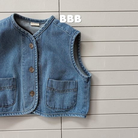 bellabambina/4. roose denim zzoki vest 2XS-XL