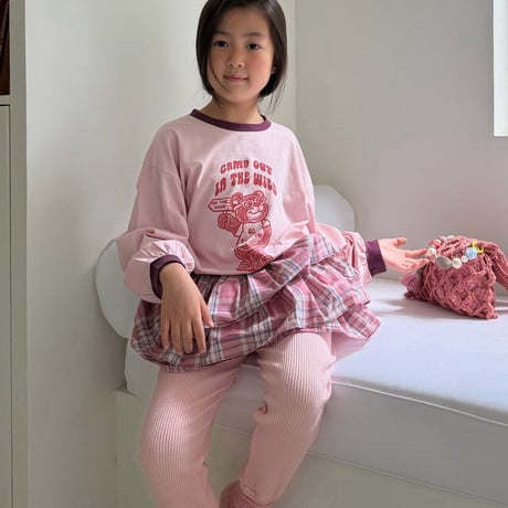 bonbonbutik/19. bear dori T-shirt XS-XL