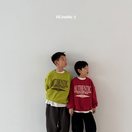 hibuddy/13. Authentic man-to-man S-XL