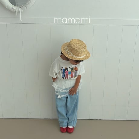 mamami/50. family drawing T-shirt JS-JL