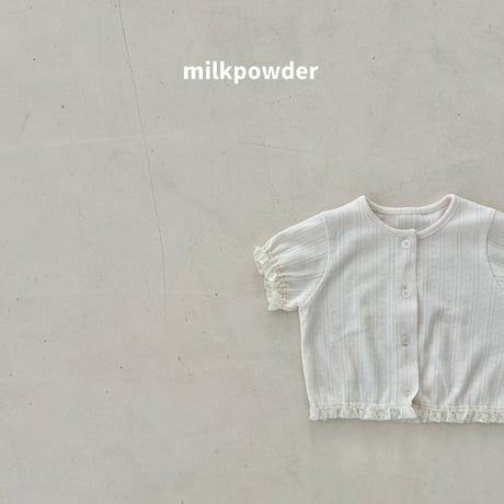 milkpowder/3. half t ) cardigan 5-11