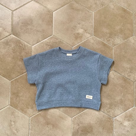 bebeholic/46. rough waffle T-shirt S(3-6M)-L(12-18M)