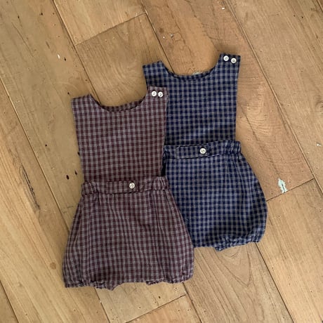 bebeholic/43. coocoo overalls suit S(3-6M)-XL(18-24M)