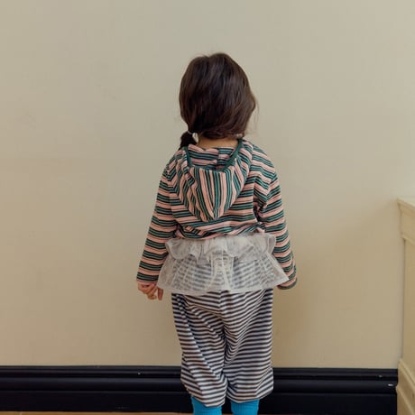 hans/3. star mesh rayerd skirt S-L