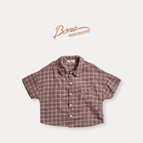 boneoune/85. retro check shirt JS-JL