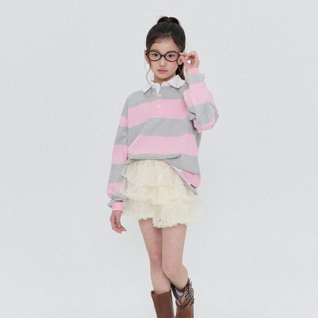 forkchips/29. pastel shirts collar T-shirt M-XL