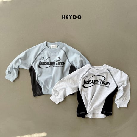 heydo/22. time two color T-shirt JS-JL
