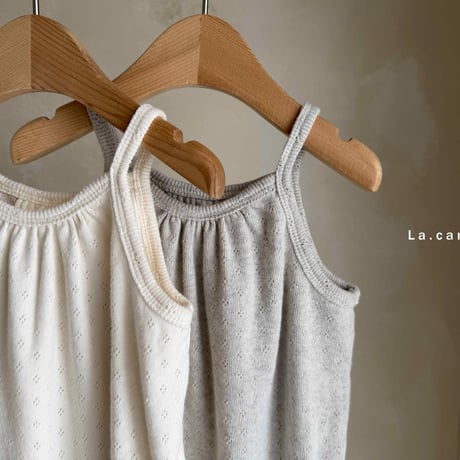 lacamel/8. vanilla camisol suit 6M-18M