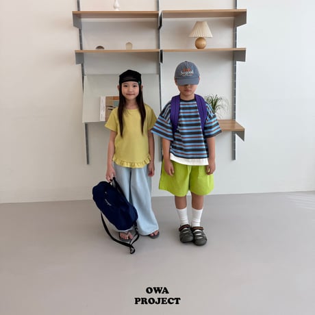 owa/18. pleated fril T-shirt JS