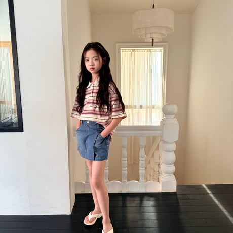 comma/100. denim P skirt 110-130