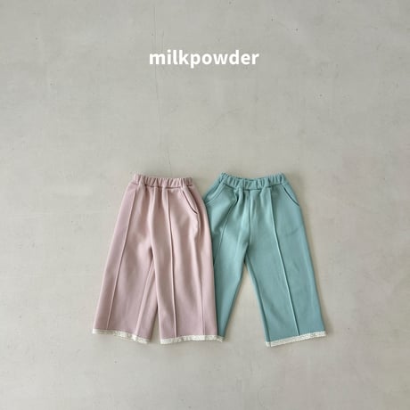 milkpowder/52. pin tuck pants 13-15