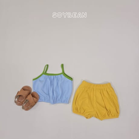 soybean/6. plan ) summer pumpkin updown set XS-XL