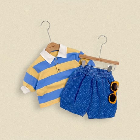 oottbebe/38. play rugby collar T-shirt XS(0-1Y)-XL(4-5Y)