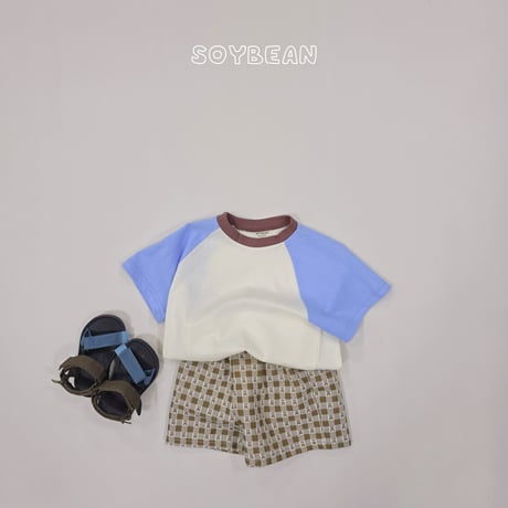 soybean/25. plan ) bear half pants XS-XL