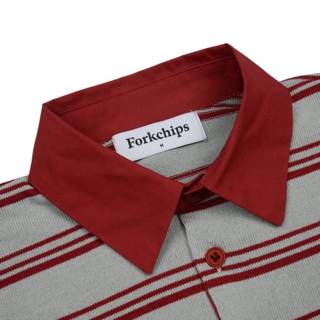 forkchips/49. dusty shirts collar T-shirt JS-JXL