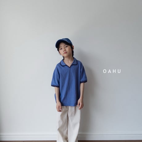 oahu/13. brick collar T-shirt S-XL