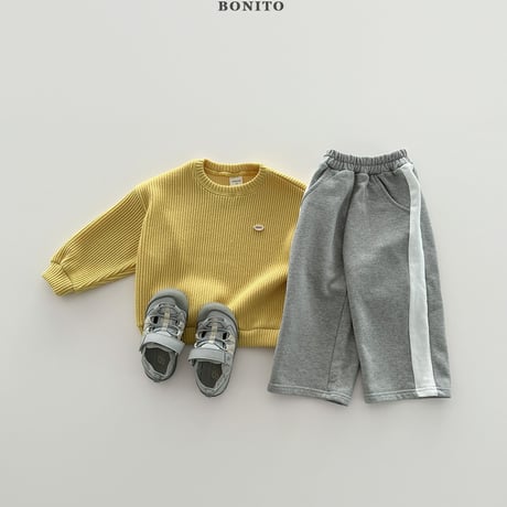 bonito/12. plan knit man-to-man JS-JM