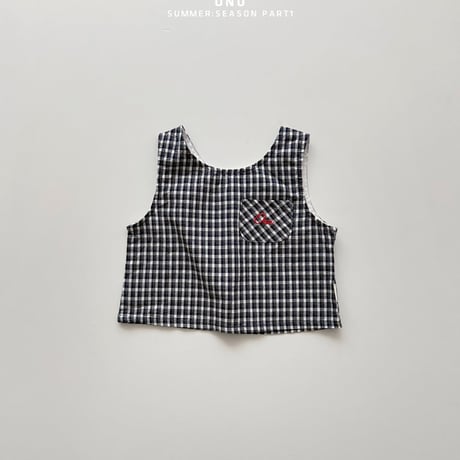 onu/43. check blan sleeveless XS-XL