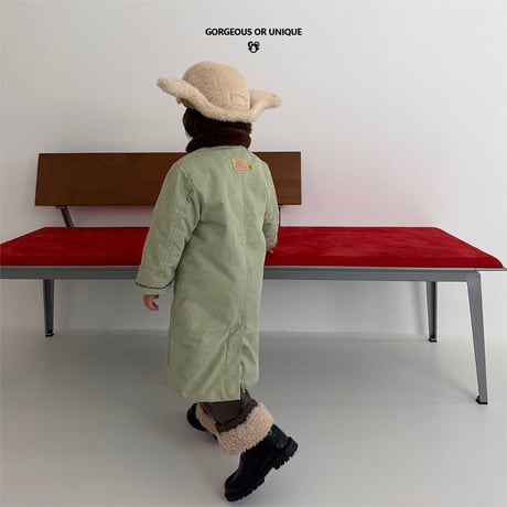 gou/114. osyare long coat JS(8-9Y)-JL(10-11Y)