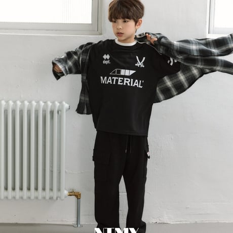 nicetomeetyou/28. ( jersey ) block T-shirt JS-JL