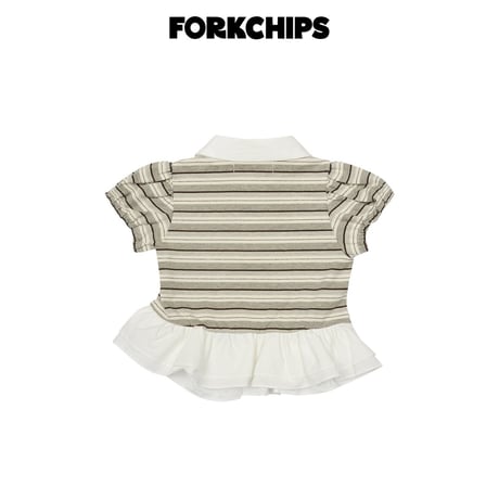 forkchips/57. eve fril shirts collar T-shirt M-XL
