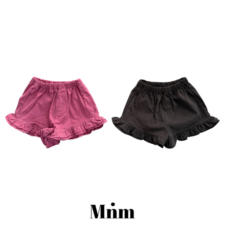 minimal/8. fril half pants S-XL