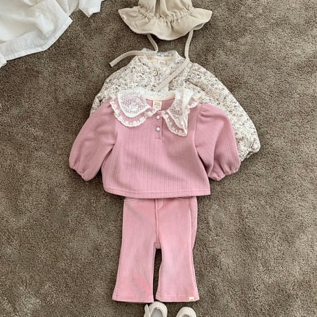 bebeholic/29. may collar T-shirt S(3-6M)-XL(18-24M)