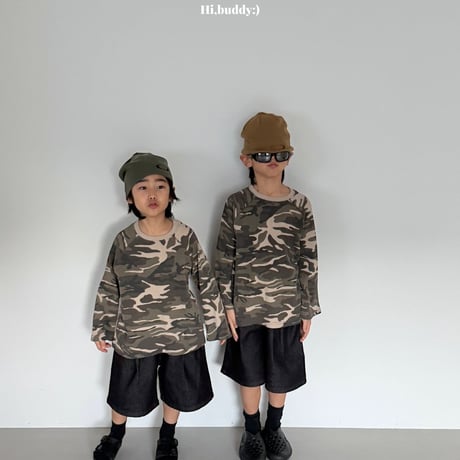 hibuddy/47. kamo waffle T-shirt JS-JM