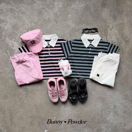 bunnypowder/186. summer collar T-shirt S-XL