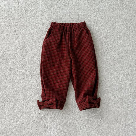 urbanrabbit/18. Ribbon Check Pants XS-XL
