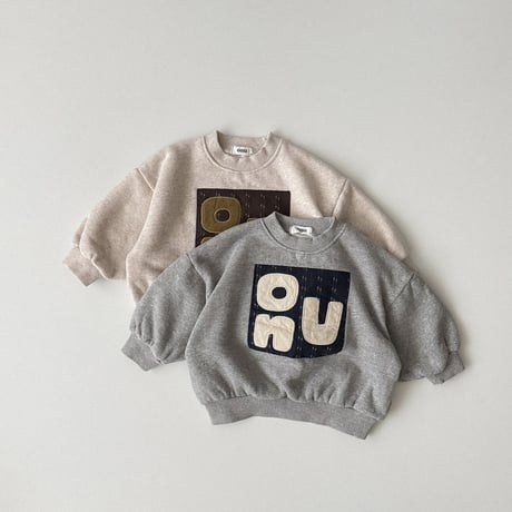 onu/22. onu patch man-to-man BABY(12M)-XL(6-7Y)