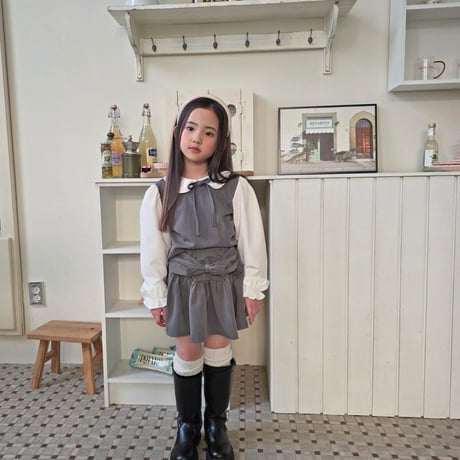 comma/74. round collar blouse 140-150