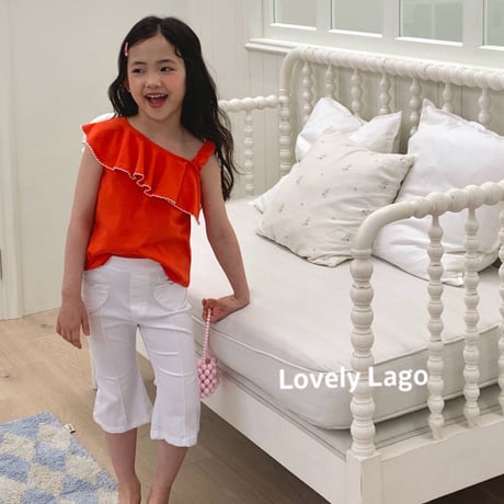lago/14. cotton span 7bu pants S-JS