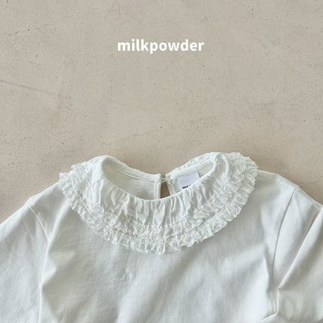 milkpowder/22. collar T-shirt 13-15