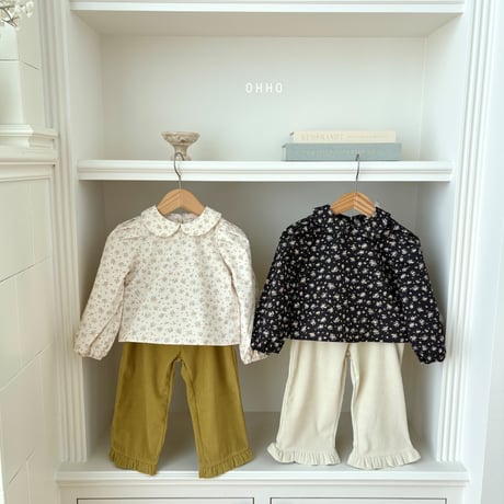 ohho/17. soft corduroy fril pants S-2XL
