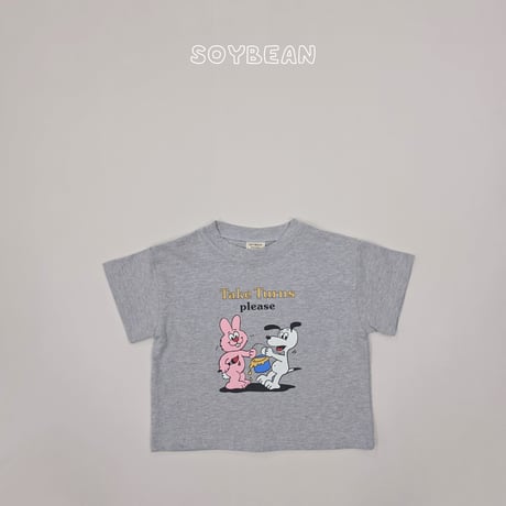 soybean/144. plan ) character half t T-shirt XS-XL