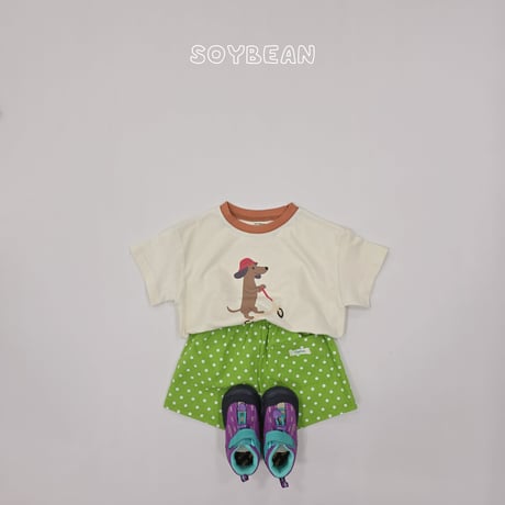 soybean/21. plan ) lie animal half t T-shirt JS-JM