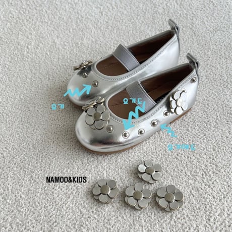 namoo/14. Duri Flower Mary Jane (Detachable Decoration) 140-210