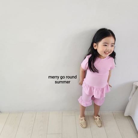 merrygoround/35. jelly fril set XS-2XL