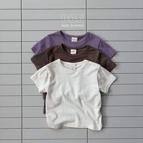 bellabambina/44. bebe basic half t T-shirt 12M-M