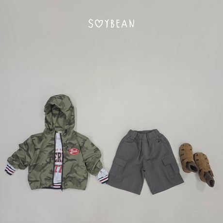 soybean/40. plan ) kamo hood windbreaker XS-XL