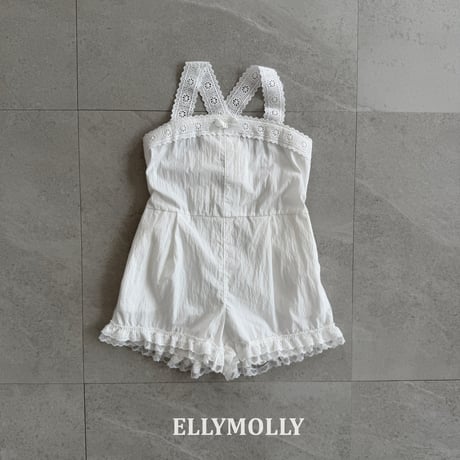ellymolly/33. pure lace romper 13-15